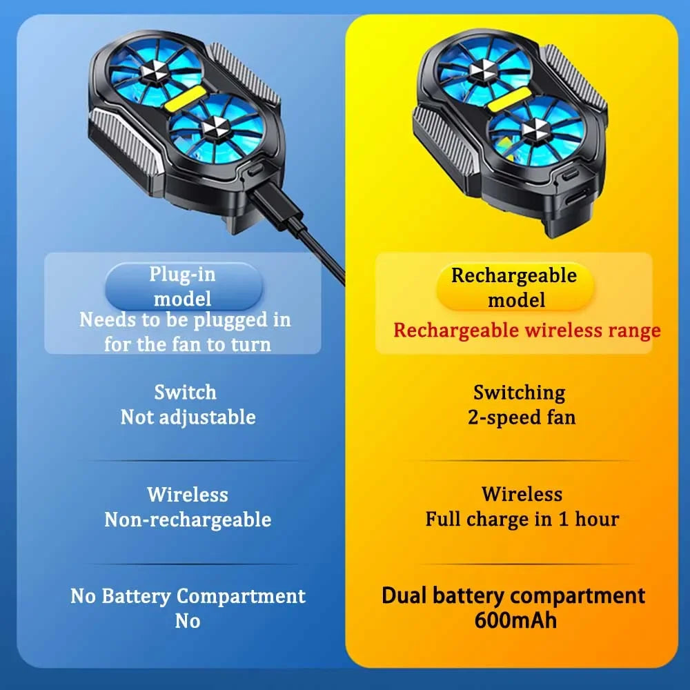 Phone Cooler 600Mah - Wireless 