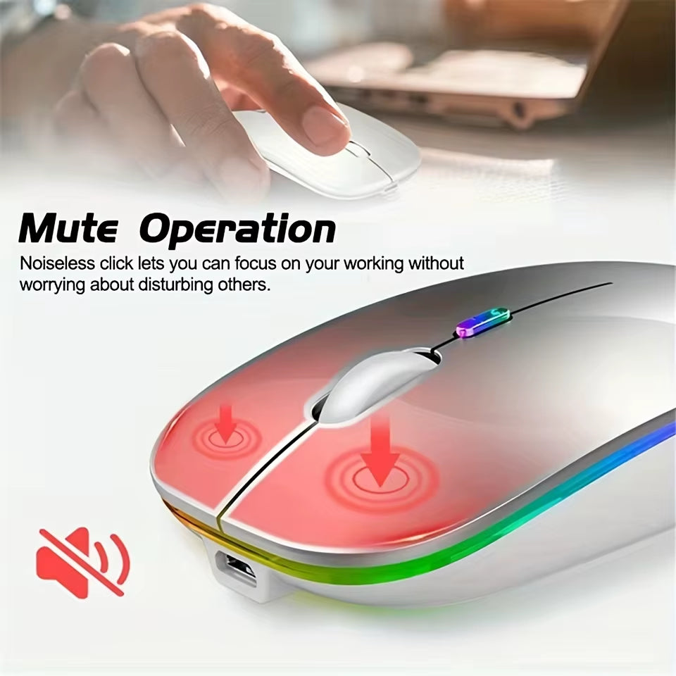 Wireless Bluetooth Rechargeable Mouse 