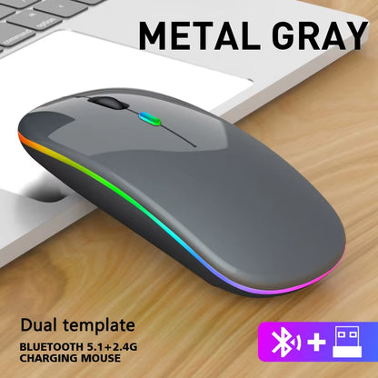 Wireless Bluetooth Rechargeable Mouse 