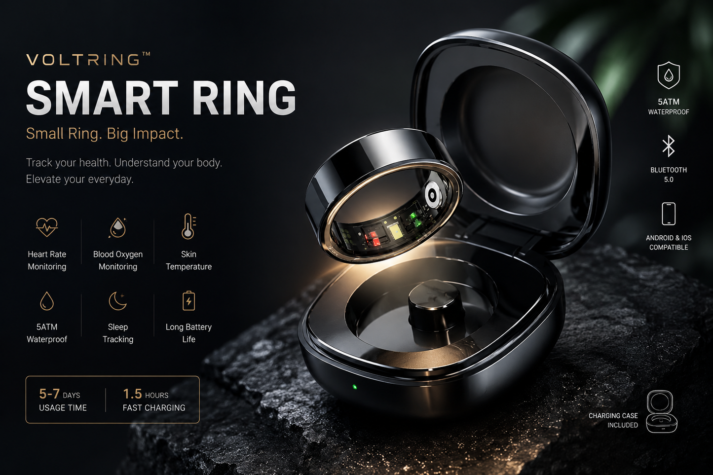 VOLTRING™ SMART HEALTH RING