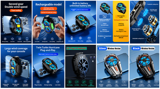 VOLTCOOL™ DUAL FAN PHONE COOLER