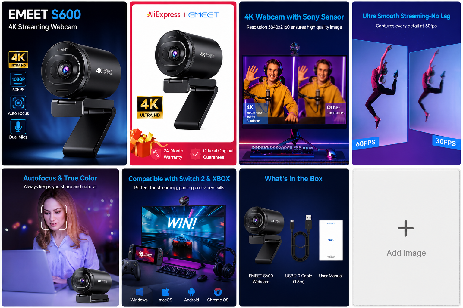 VOLTSTREAM™ 4K STREAMING WEBCAM