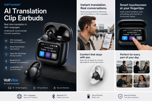 VoltTranslate™ Clip Earbuds