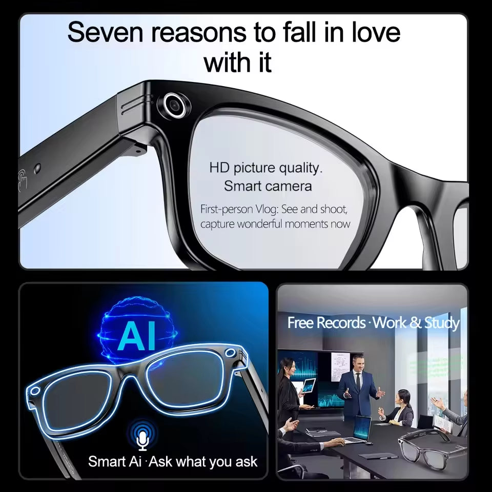 New 800W Camera AI Glasses