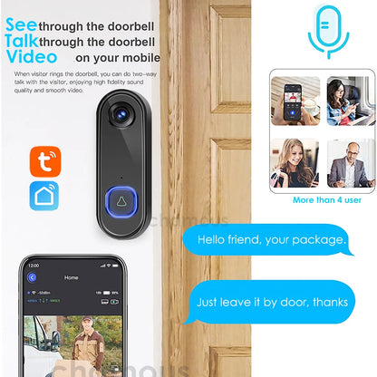 TUYA Video Doorbell Camera 