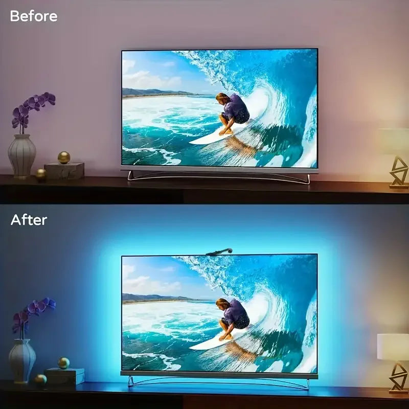 LED TV -Backlight Strip with Camera - App Control Music 