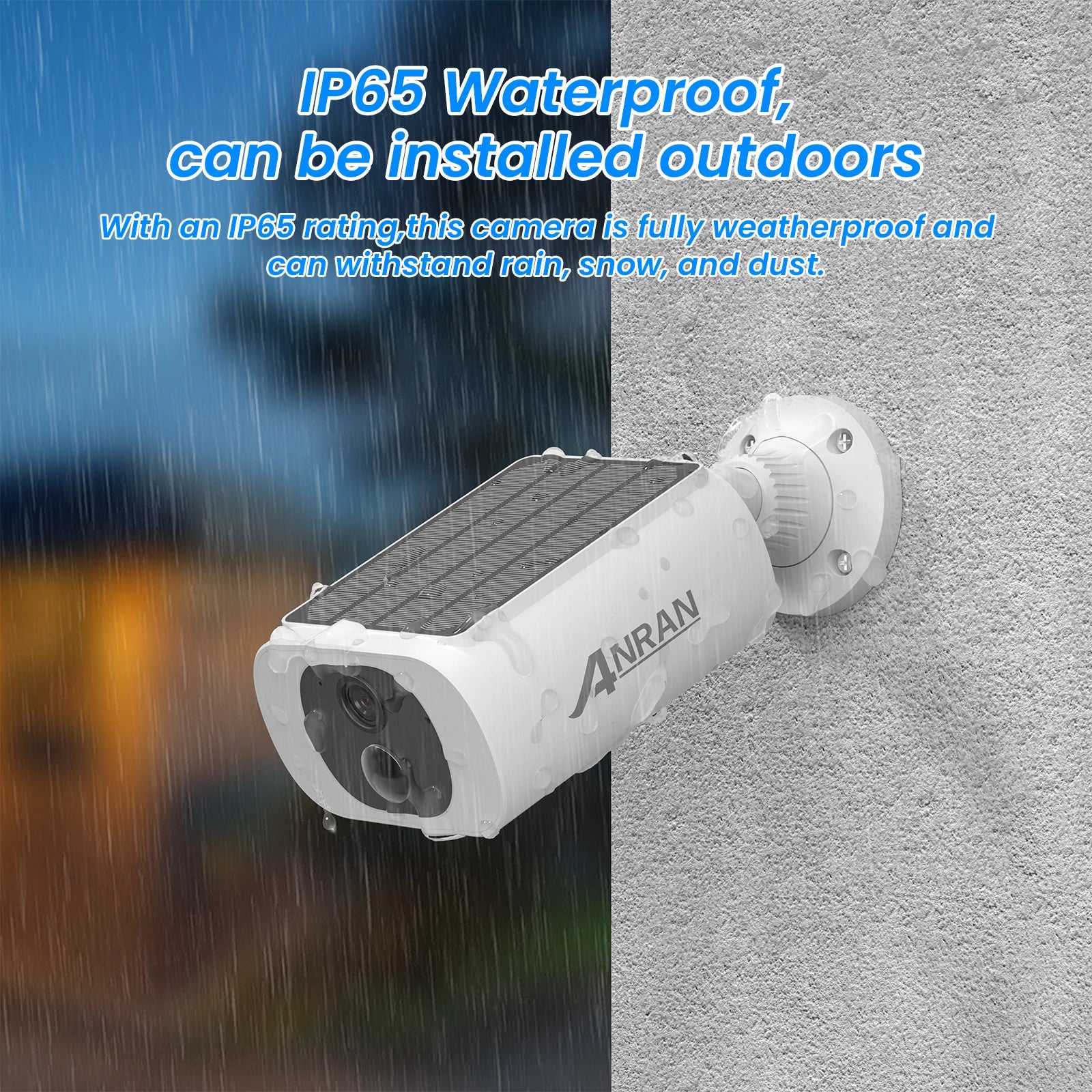2K Wireless Solar Camera - Outdoor Surveillance 
