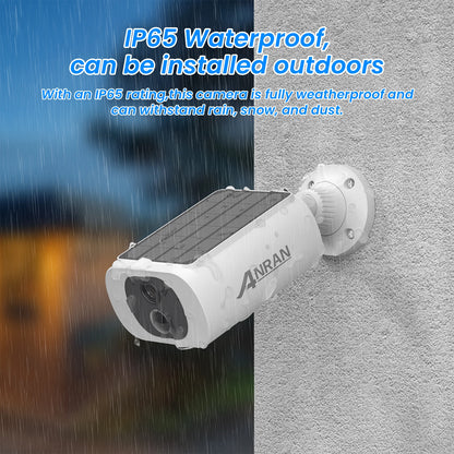 2K Wireless Solar Camera - Outdoor Surveillance 