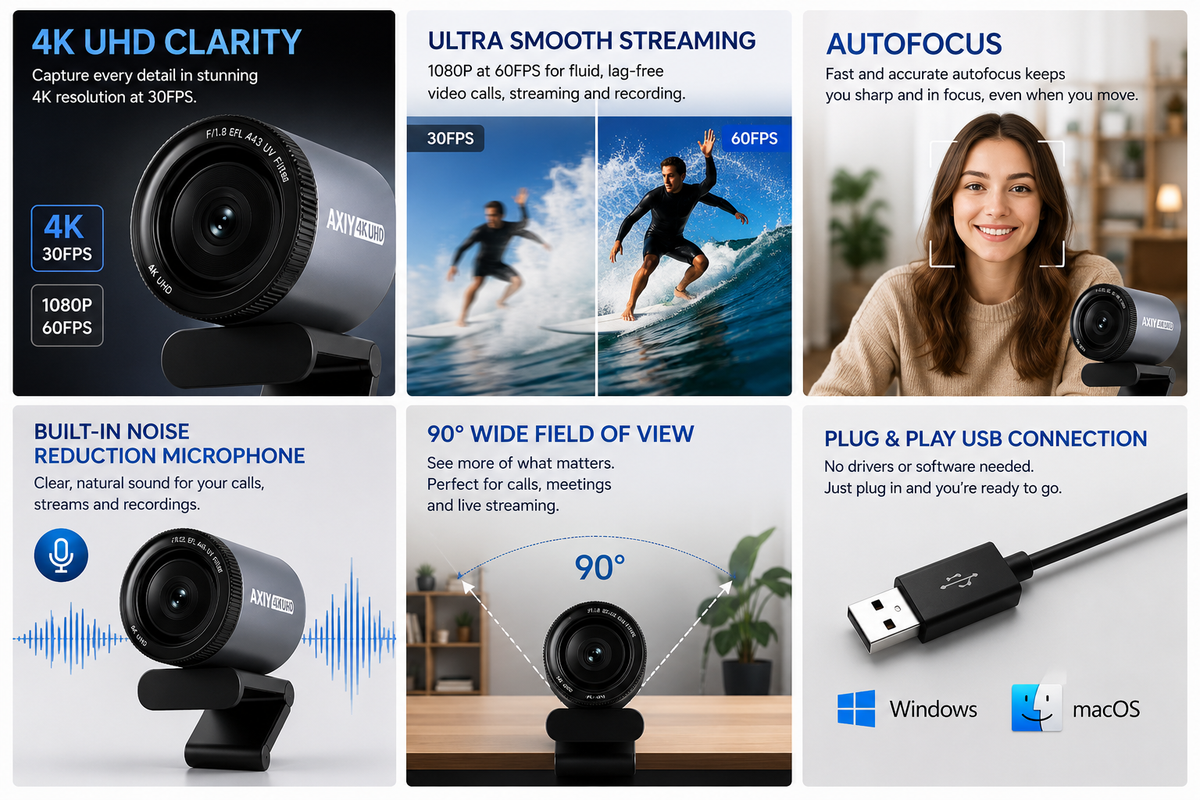 4K STREAMING WEBCAM – VOLTSTREAM™️ – product image 4