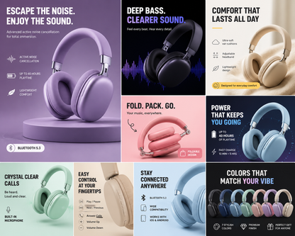 VOLTSOUND™ ANC WIRELESS HEADPHONES