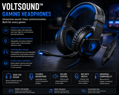 VOLTSOUND™ GAMING HEADSET