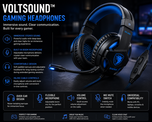 VOLTSOUND™ GAMING HEADSET
