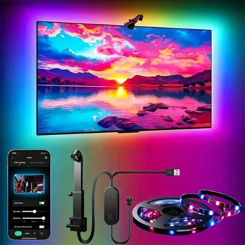 LED TV -Backlight Strip with Camera - App Control Music 