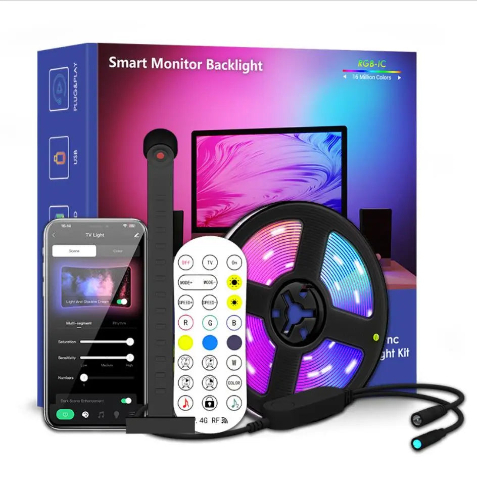 LED TV -Backlight Strip with Camera - App Control Music 
