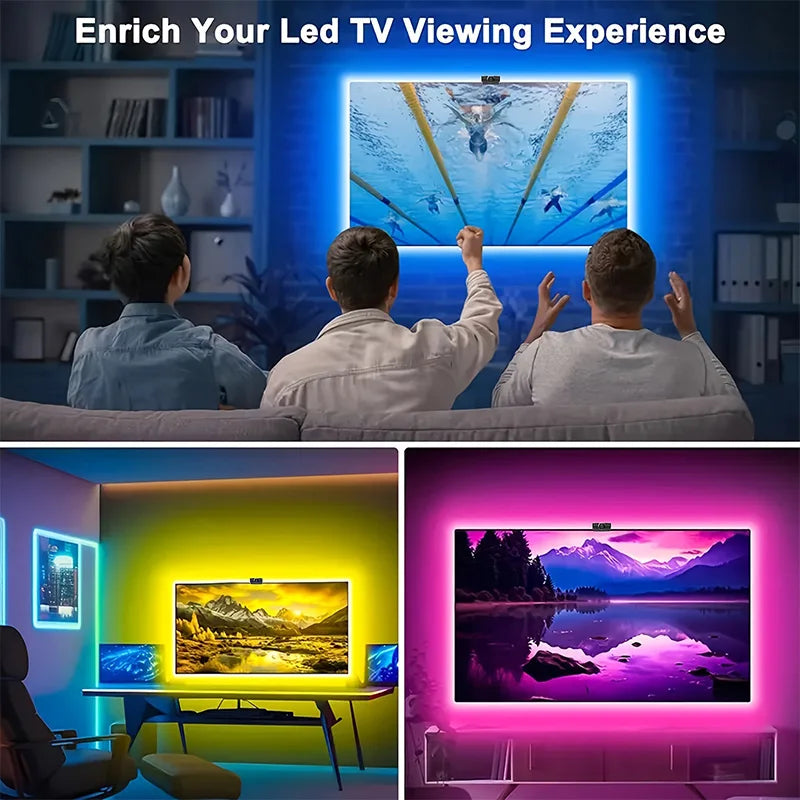 LED TV -Backlight Strip with Camera - App Control Music 