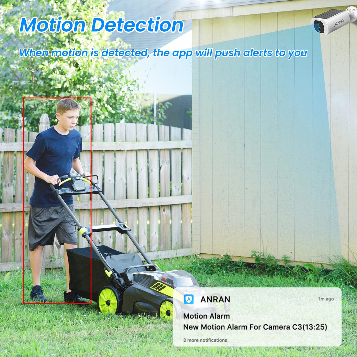 2K Wireless Solar Camera - Outdoor Surveillance 