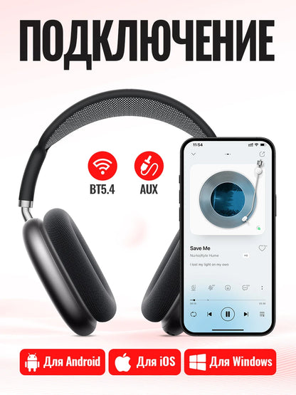 W65 plus ANC Noise Reduction- Bluetooth Headphones - Wireless 