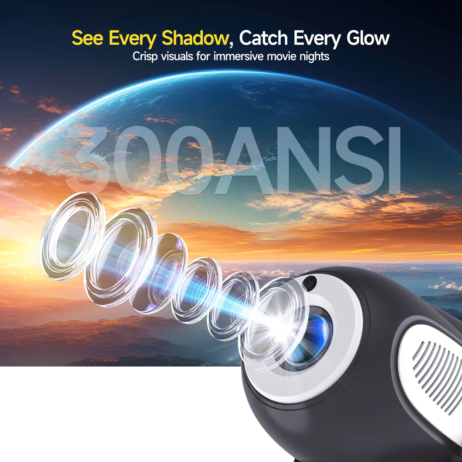 Magcubic HY300 X 4K Android Projector 