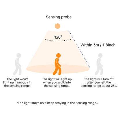 Motion Sensor Light Wireless 