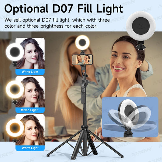 Tripod Selfie Stick 360° Auto Rotation 