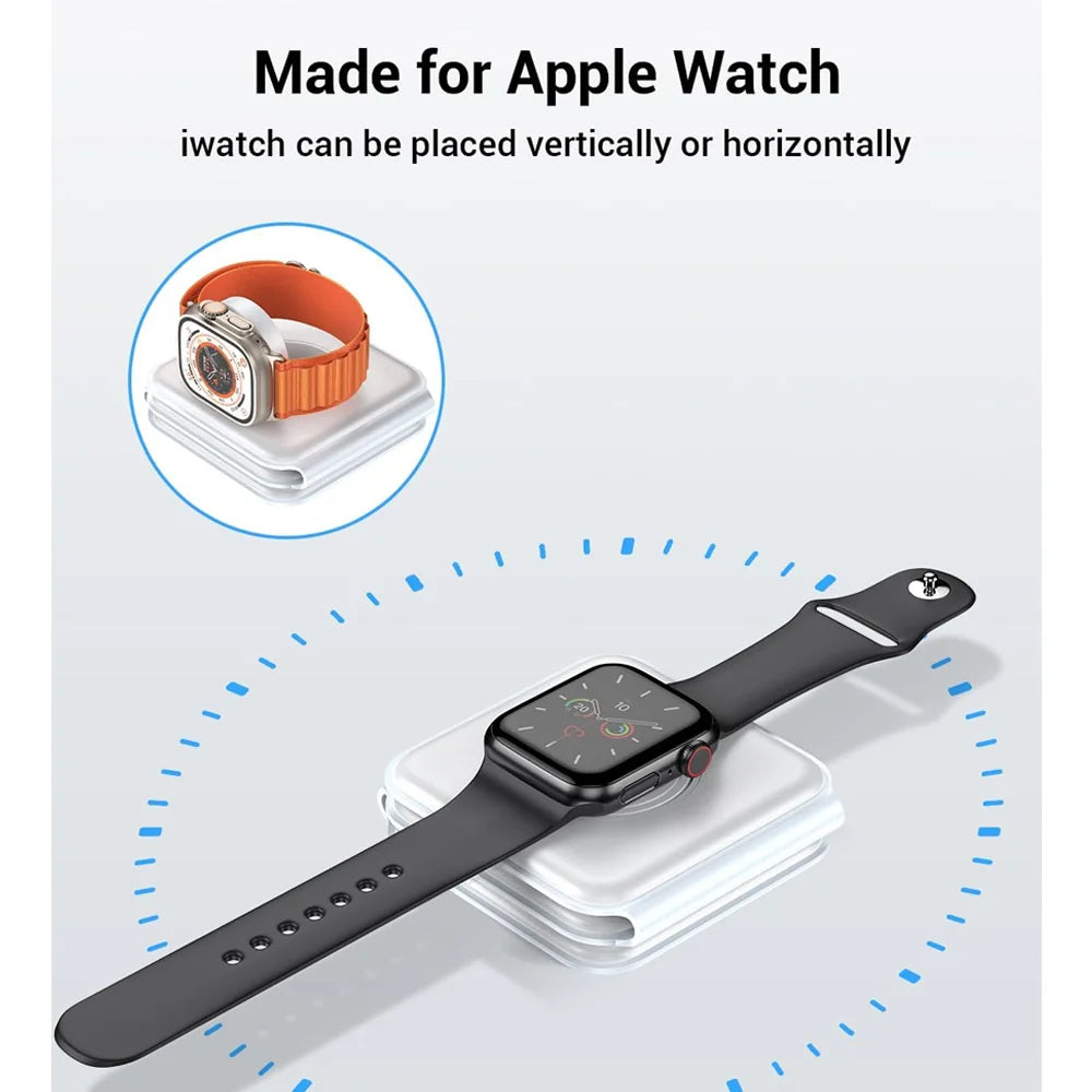 Foldable Wireless Magsafe Charger 3 in 1 for Iphone 