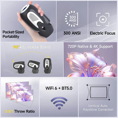 Magcubic HY300 X 4K Android Projector 