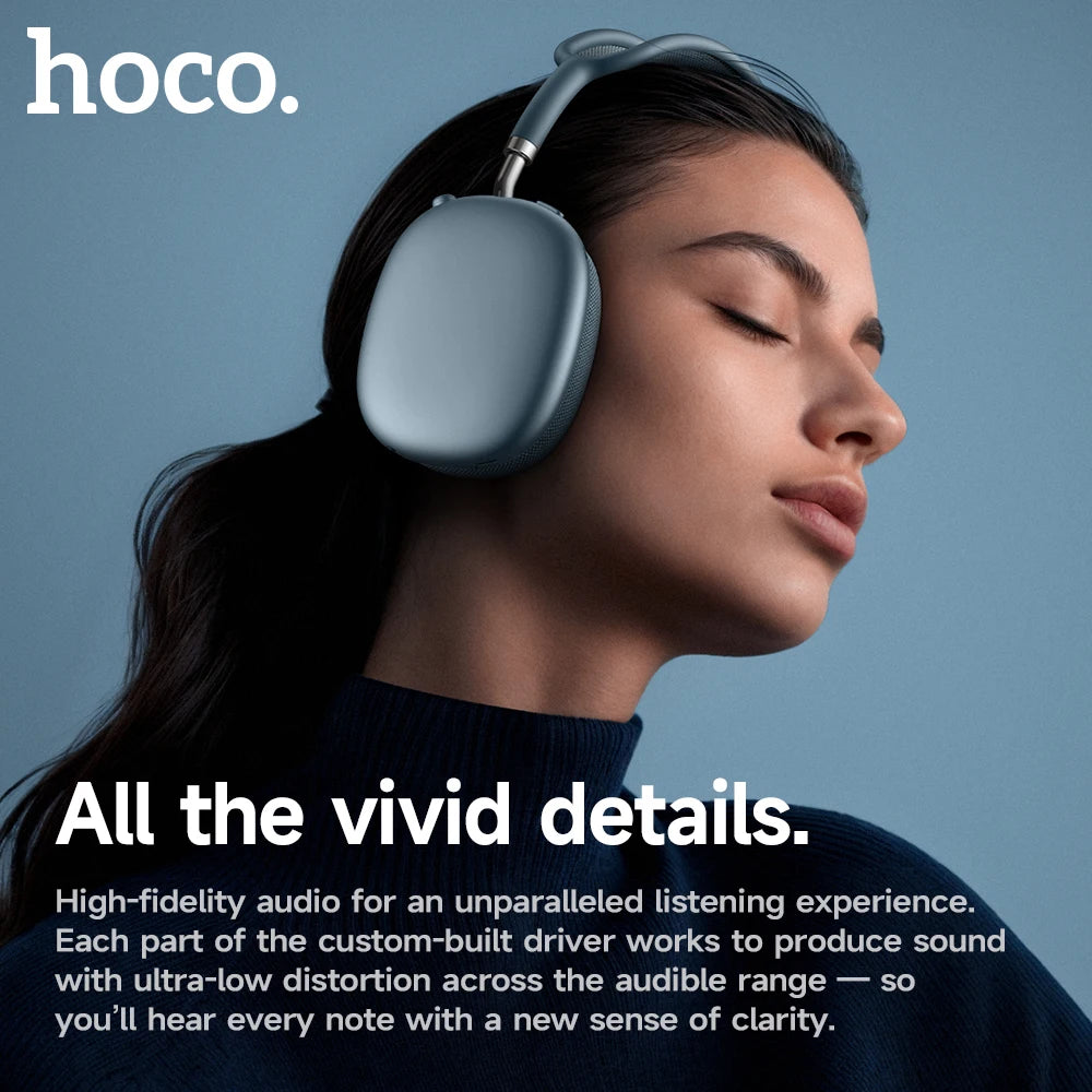 W65 plus ANC Noise Reduction- Bluetooth Headphones - Wireless 