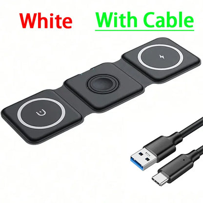 Foldable Wireless Magsafe Charger 3 in 1 for Iphone 