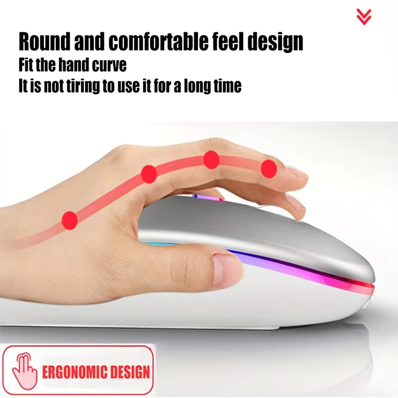 Wireless Bluetooth Rechargeable Mouse 