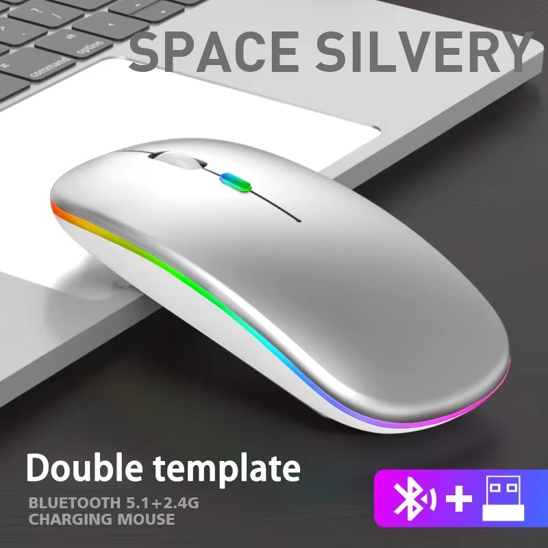 Wireless Bluetooth Rechargeable Mouse 